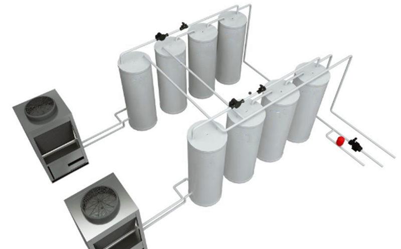 潤(rùn)瑞公司--空氣能模塊承壓熱水不講武德，只拼技術(shù)